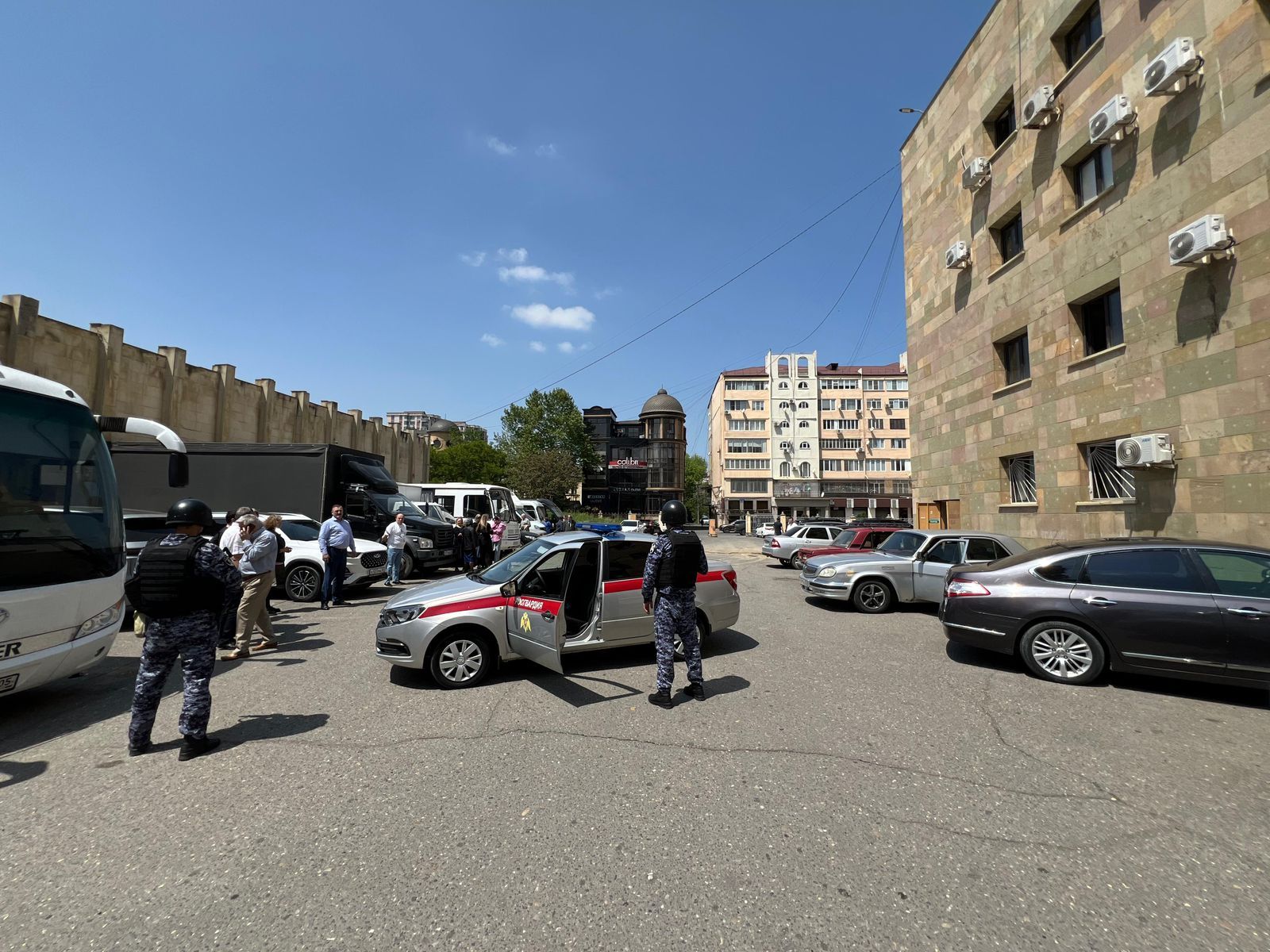 Состоялись учения по эвакуации при угрозе совершения террористического акта